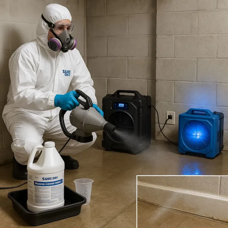 Sanitization and Odor Removal process in Cloverleaf, TX